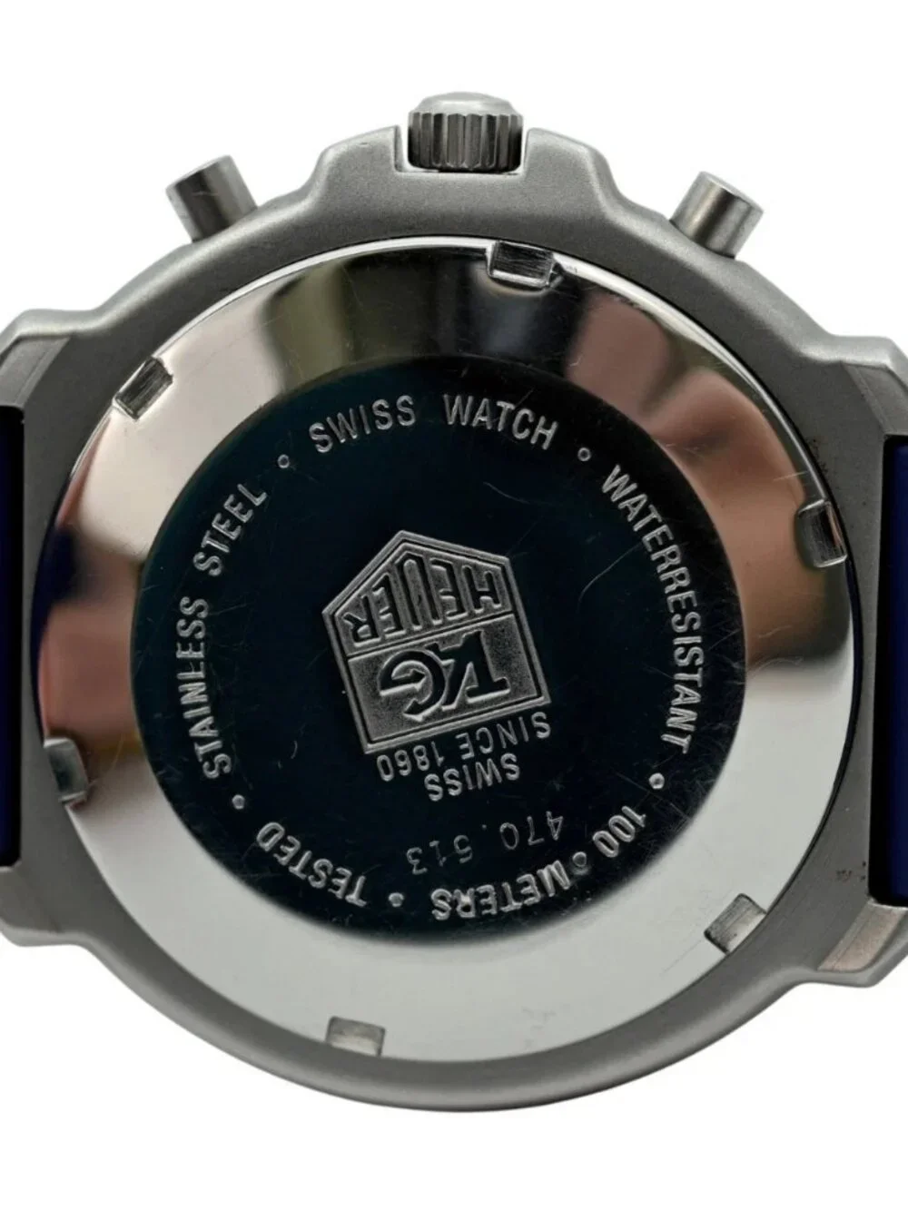 Tag Heuer 37mm Men's Blue Dial Formula 1 Chronograph Swiss Watch! Ref: 470.513!